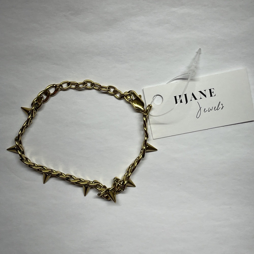 Hjane Jewels Spike Curb Chain Bracelet